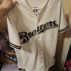 Dave Burba Brewers Jersey 