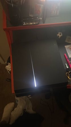 PS4 with controller  chords