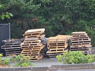 Wood pallets in Snoqualmie ridge