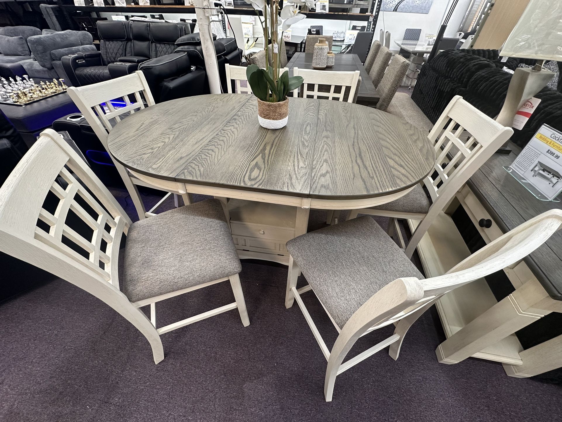 Dining Table W/6 Chairs