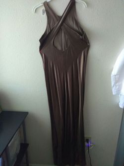 Brown/ Bronze Prom dress!