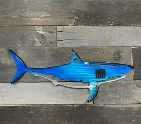 Metal Shark Wall Decor