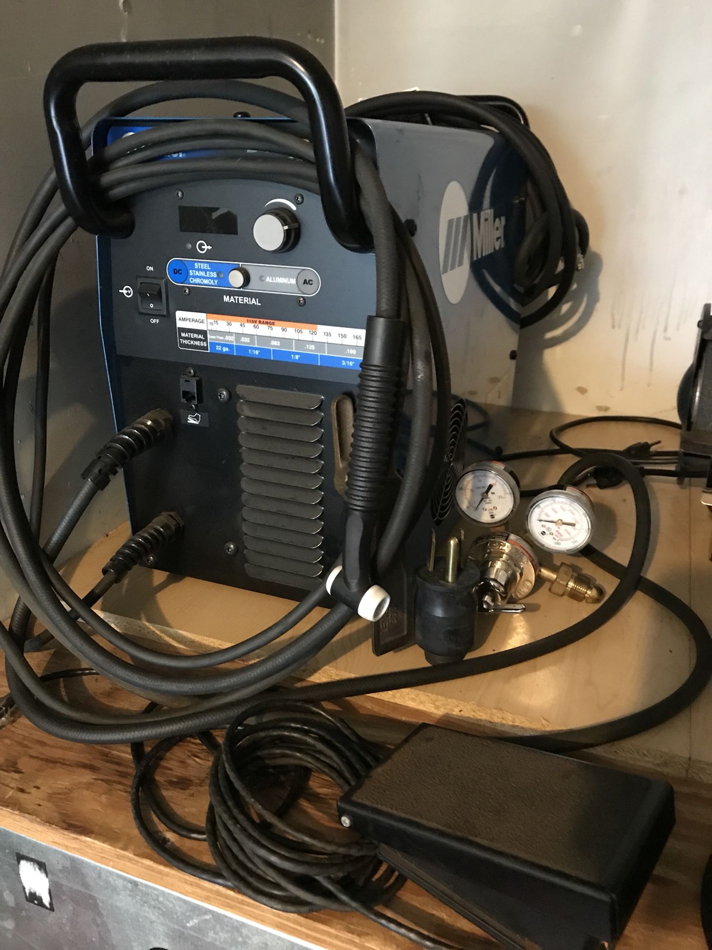 Miller Diversion 180 Tig welder