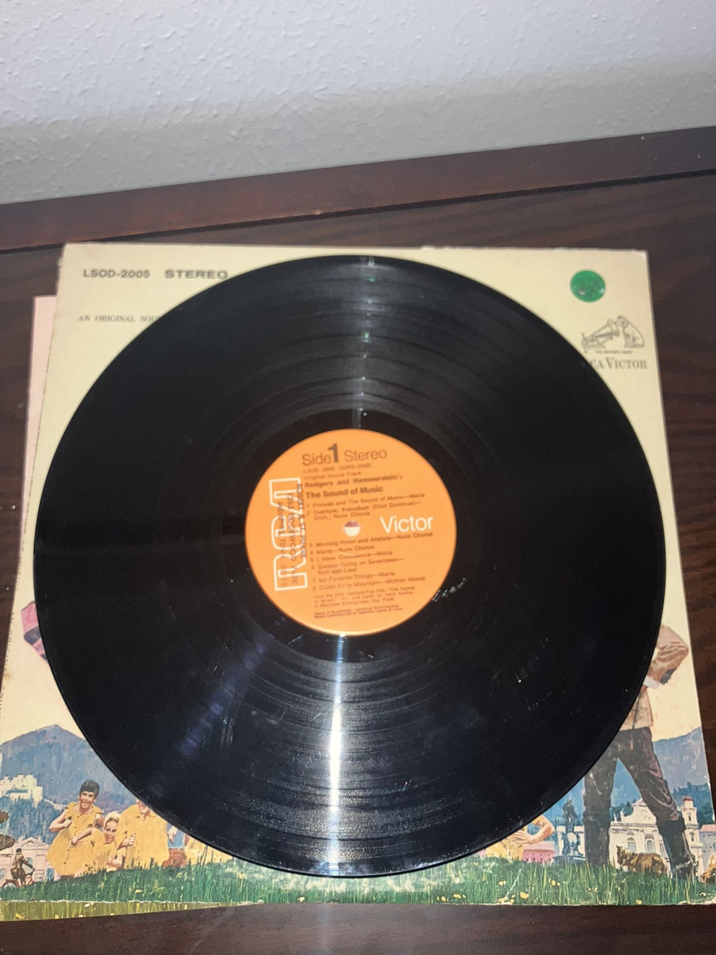 Sound of Music soundtrack vinyl record