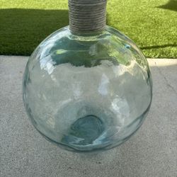 Large Glass Handmade Vase