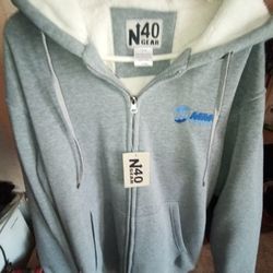 FLEECE HOODIE. N 40. ( NEW).  65.00. GREAT DEAL!  O.B.O.   