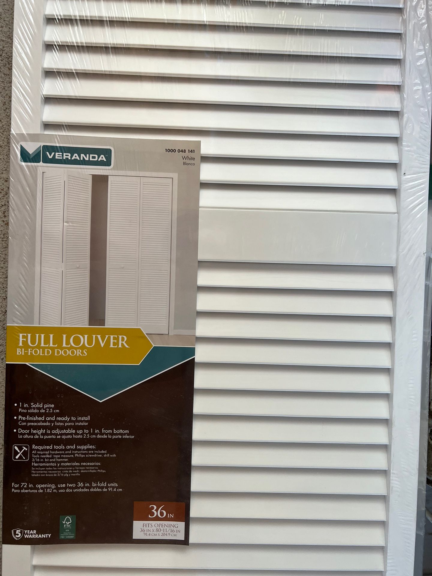 Full Louver Bi fold Doors