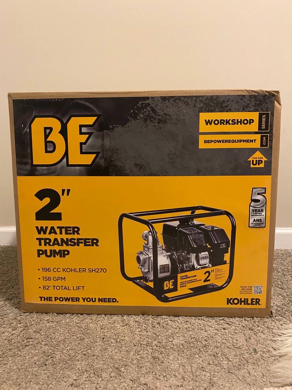 BE Water/liquid Transfer Pump