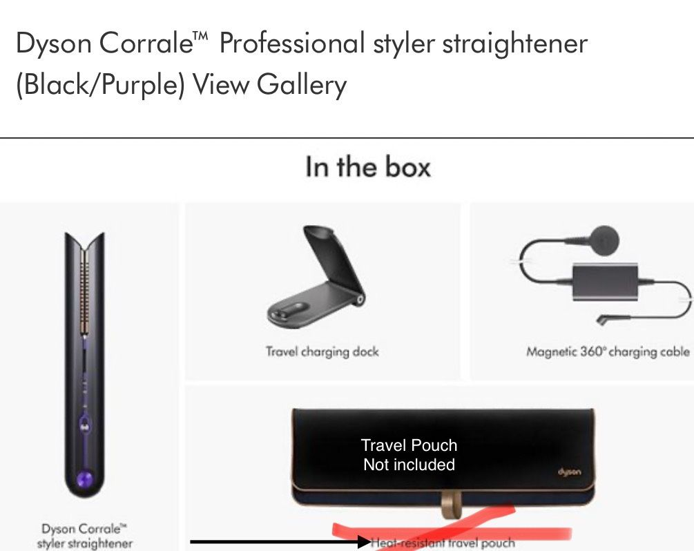 Dyson Corrale styler straightener