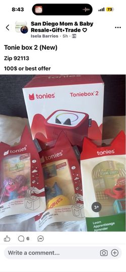 Tonies Toniebox 2 with Sesame Street Characters