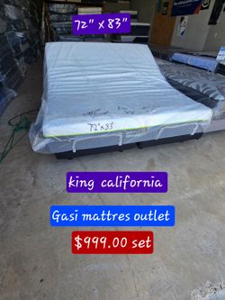 King california  colchones y Base electrica en GASI MATTRES OUTLET///(contact info removed)