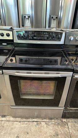 Whirlpool Stainless Electric Stove GlassTop