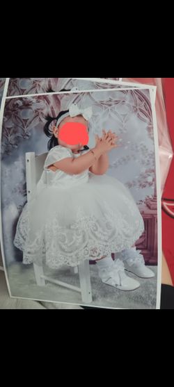 3T/4T White Dress