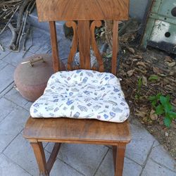 Vintage wooden rocking chair
