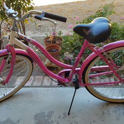 Girls 26-in Beach Cruiser,, Pink