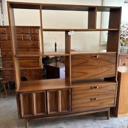 Mid Century Modern Room Divider/ Shelving Unit