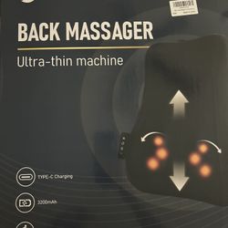 Walking Full Back Massager with Heat,Rechargeable Cordless Back Massager for Pain Relief Deep Tissue,4D Kneading Massage for Shoulders, Neck,for Home 