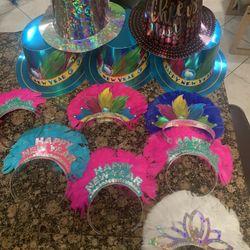 New Years Hats And Tiaras