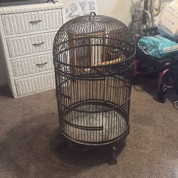 3.5 foot bird cage.