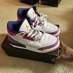 Air Jordan 3 Retro GG “Barely Grape” – Size 6Y – Like New w/ Box