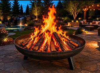 Steel fire pit 40 Inc brand new