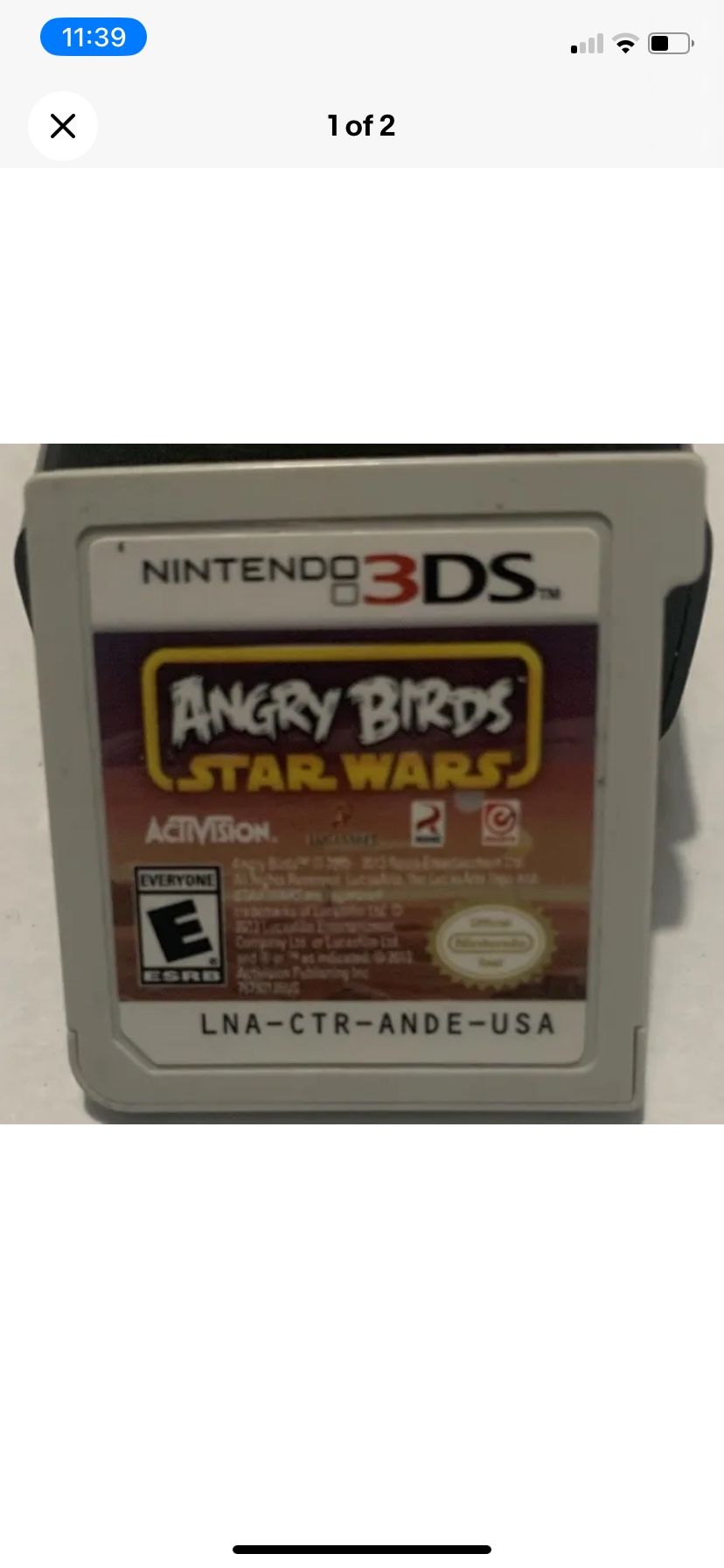 Angry Birds: Star Wars - Nintendo 3DS Cartridge Only