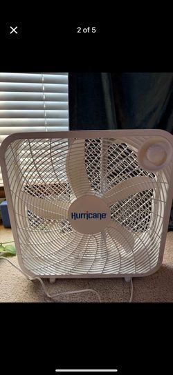 MOVING SALE White Hurricane Floor Window Box Fan 20” 2400 CFM