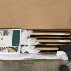 GE Cafe line Brushed Brass Fridge Handles 