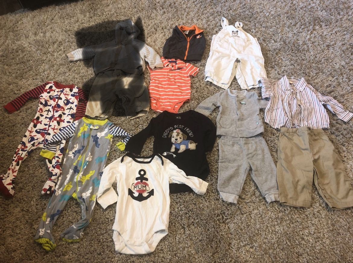 6 months clothes bundle caters, Koala and Gap