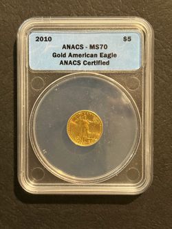 U.S. Gold Eagle 1/10 Oz. (MS70)