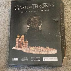 Game Of Thrones Cardboard Building Puzzle