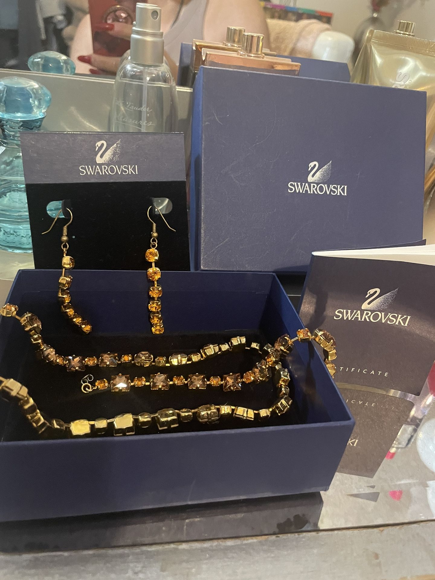 Amber Swarovski Crystal Authentic Only 30$