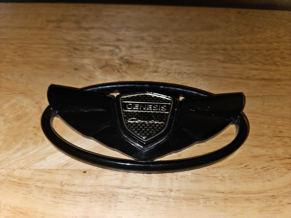Gloss Black Genesis Coupe Emblem 