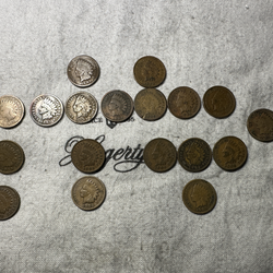 Indian head cents random years