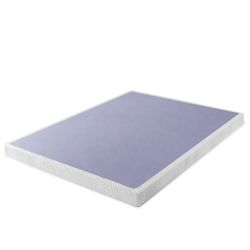 4 Inch Low Profile Metal Box Spring with Wood Slats Size KING