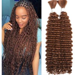 2 Bundles Human Braiding Hair Mixed  