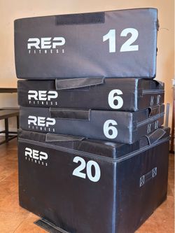 Stackable Soft Foam Plyo Boxes