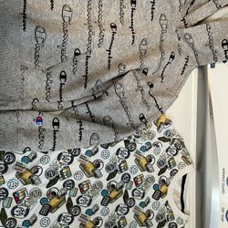 Size 8 Boys Shirt And Hooded Sweatshirt 