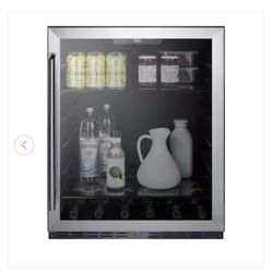 23.63 in. 100 (12 oz.) Can Cooler in Black, ADA Compliant (12)