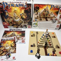 2009 LEGO Ramses Pyramid buildable game building block toy games set 3843 COMPLETE
