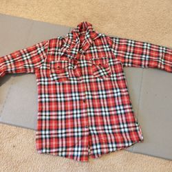 Women plaid Shirt Size Medium 