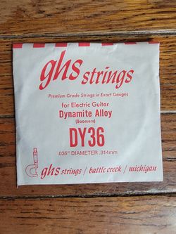 Ghs DY36 Dynamite Alloy Boomers Guitar String