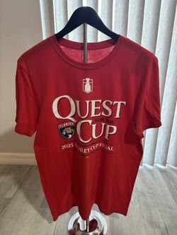 Florida Panthers Championship Red Tee! Size Medium