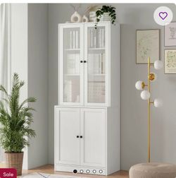 71" Kitchen Pantry, kitchen storage cabinet , entry cabinet storage C-6