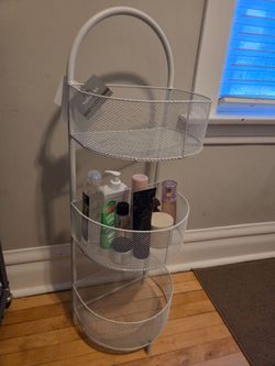 White 3 Tier Organizer Rack