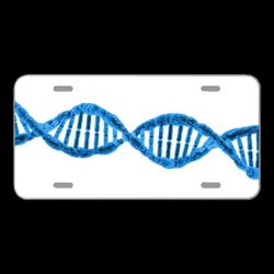 License Plate Novelty Car Front Dna Biology Science Dna Helix