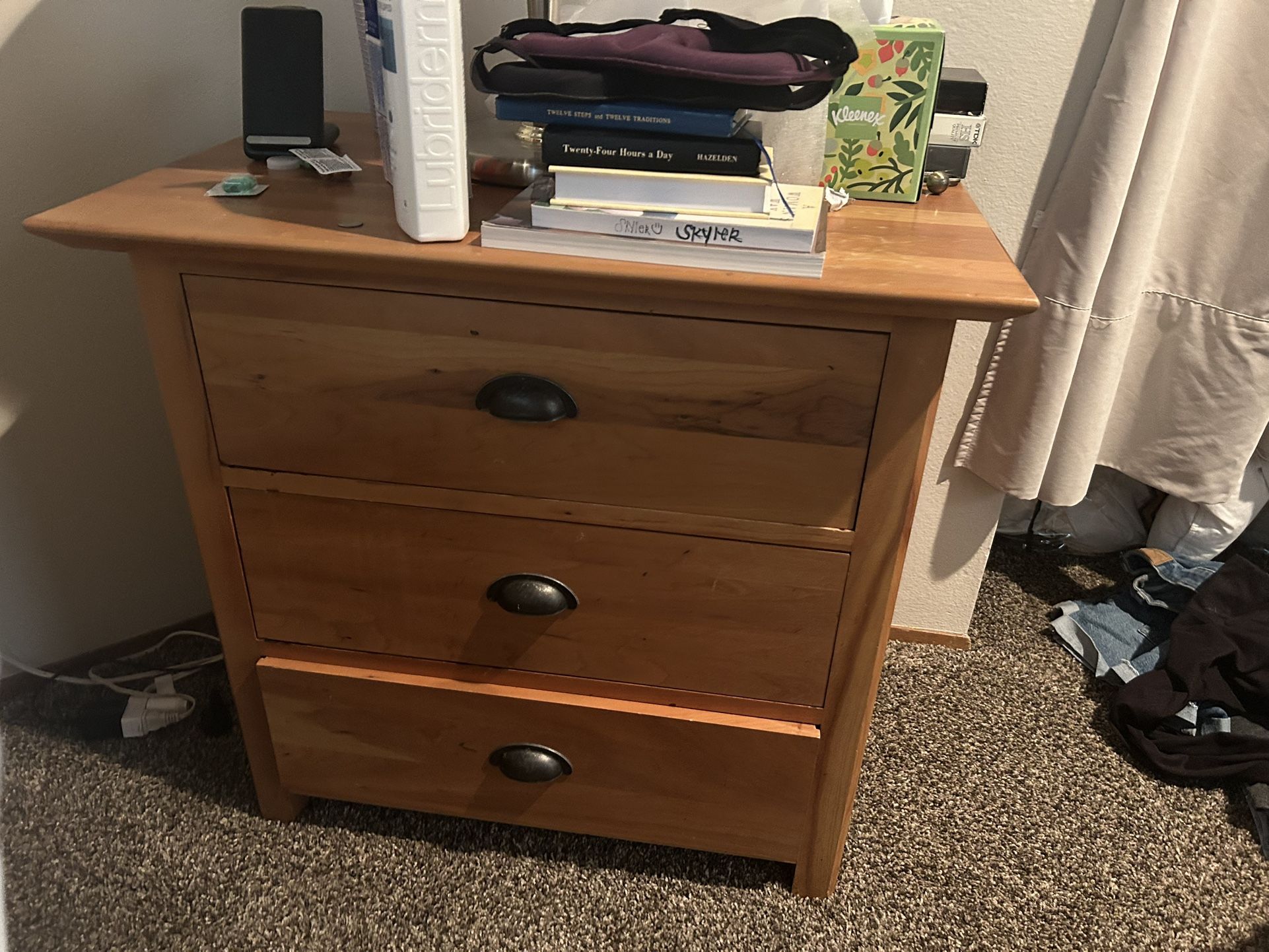 Large Dresser And 2 Matching Side Tables