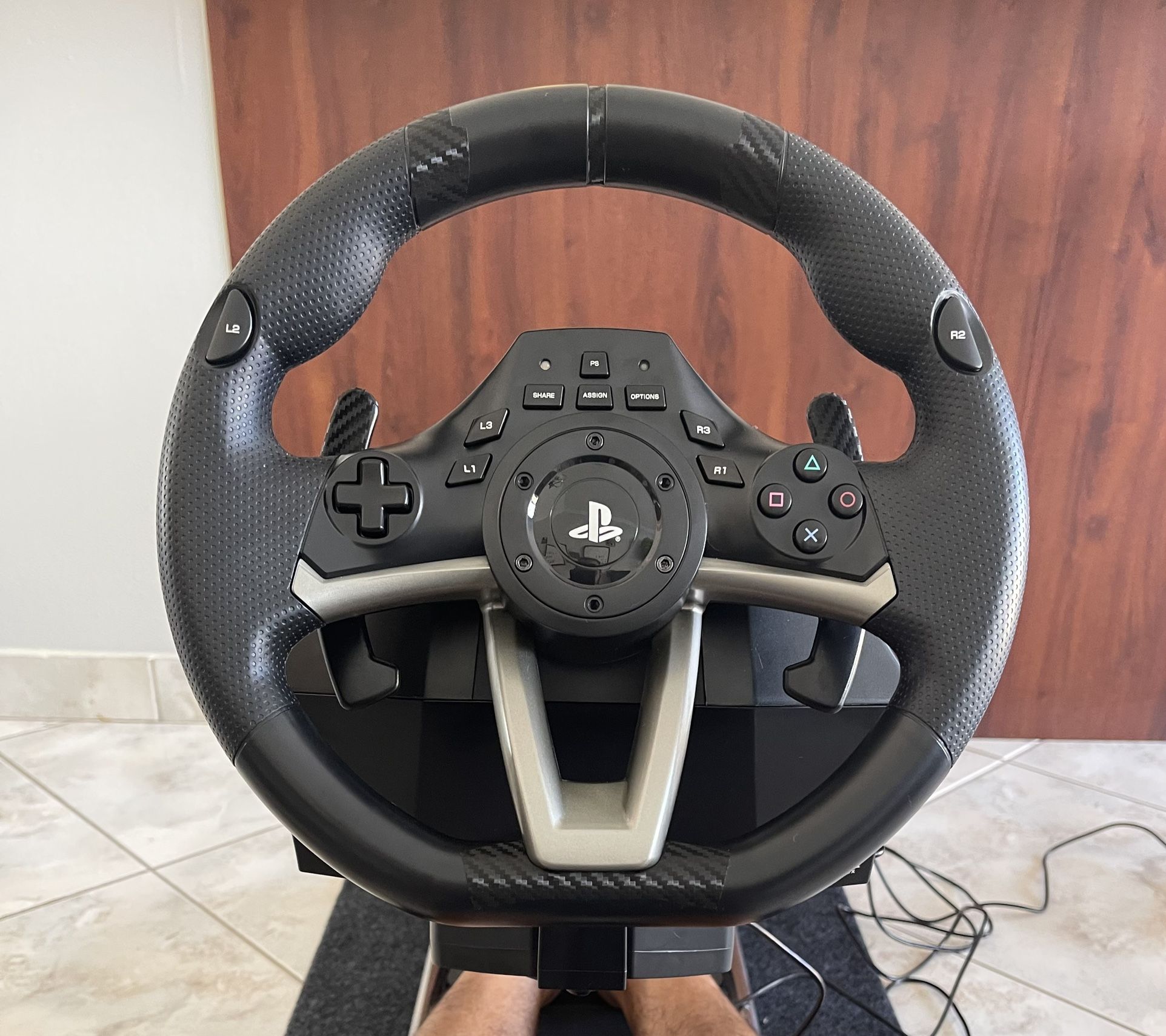 HORI Racing Wheel Apex for PlayStation 4/3, and PC for Sale in