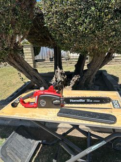 Homelite electric chainsaw