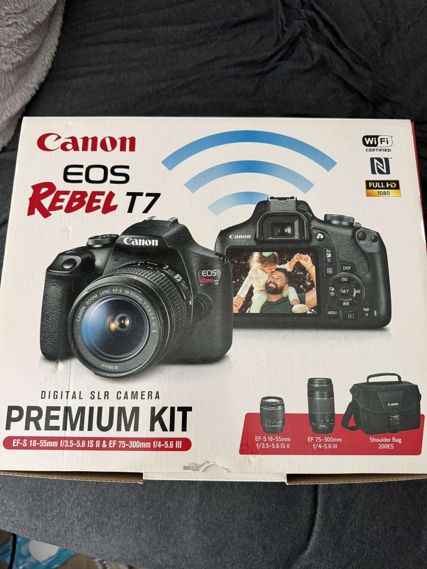 Canon Eos Rebel T7 Premium Kit